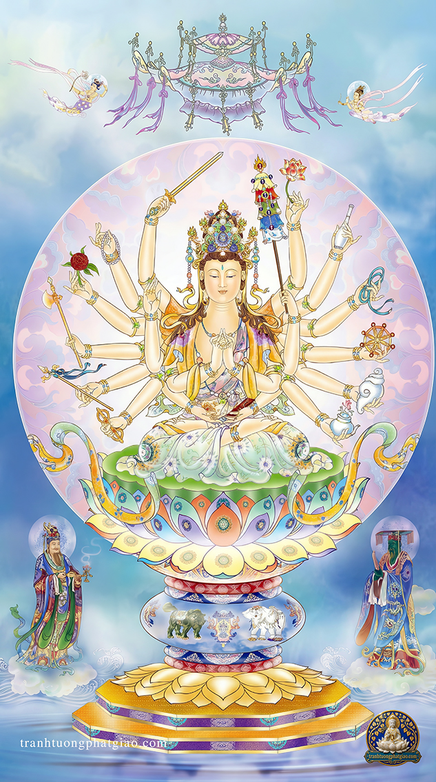 Tranh Chuẩn Đề Bồ Tát (400)